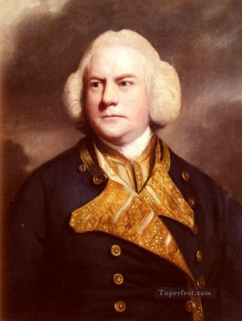 Portrait Of Admiral Thomas Cotes Joshua Reynolds Oil Paintings